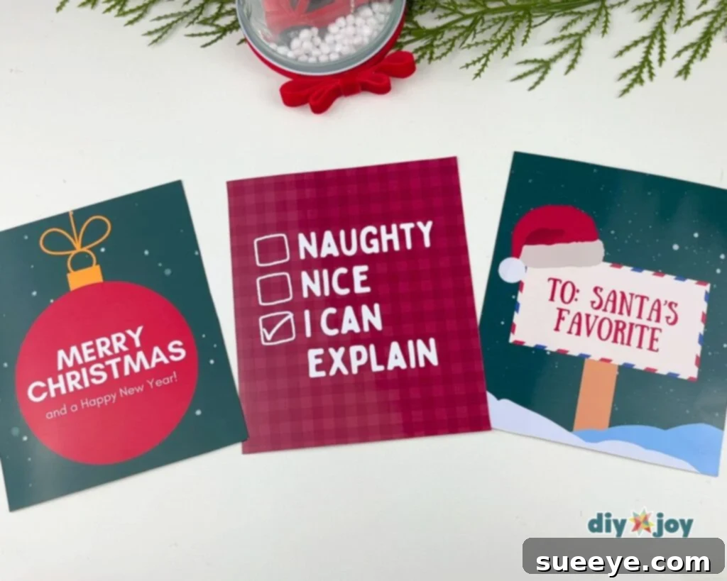 Custom Christmas Wine Labels