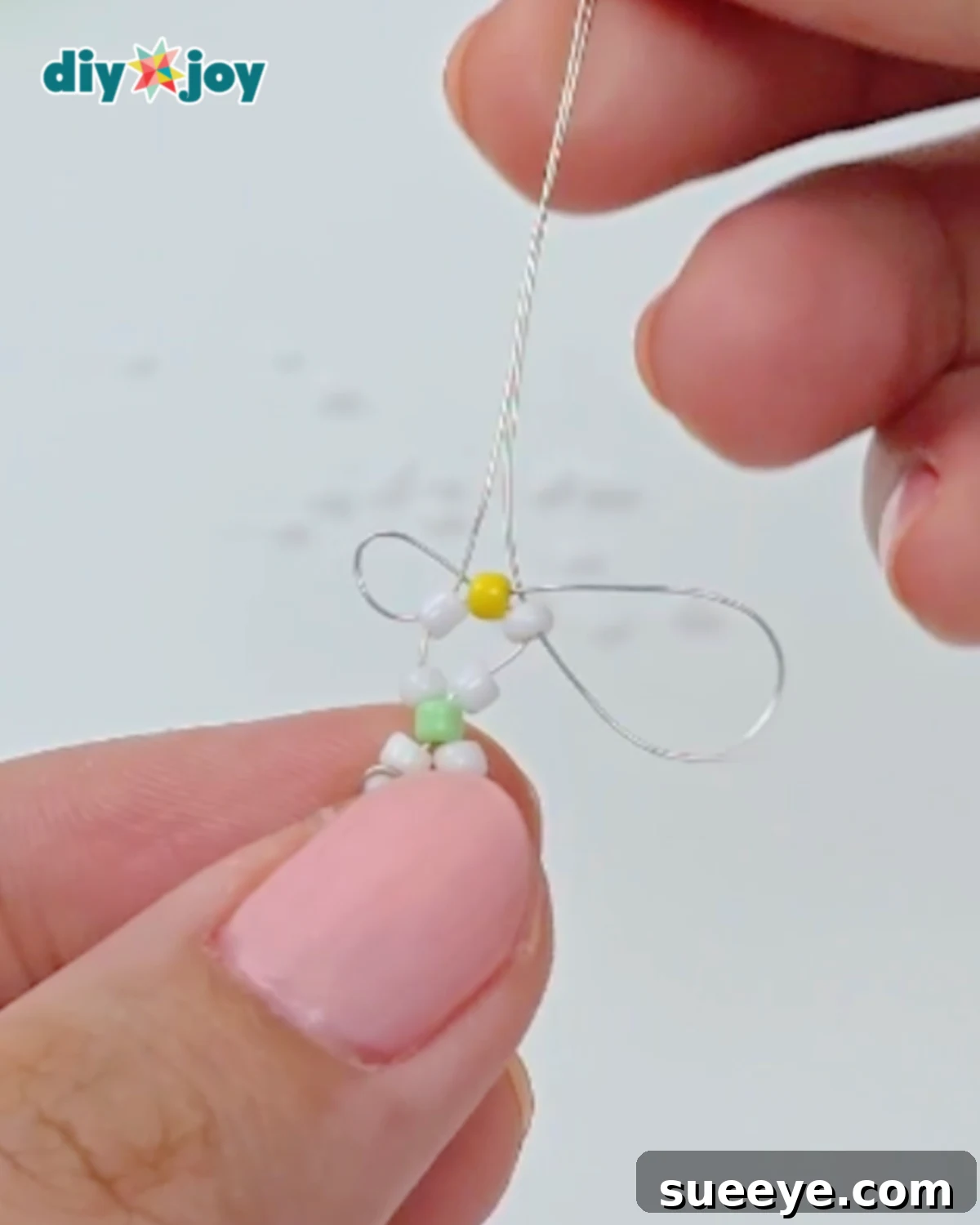 Easy DIY Daisy Bead Ring Tutorial