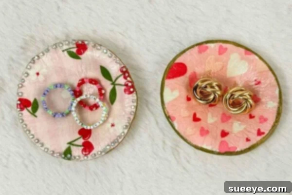Easy DIY Air-Dry Clay Decoupage Dish
