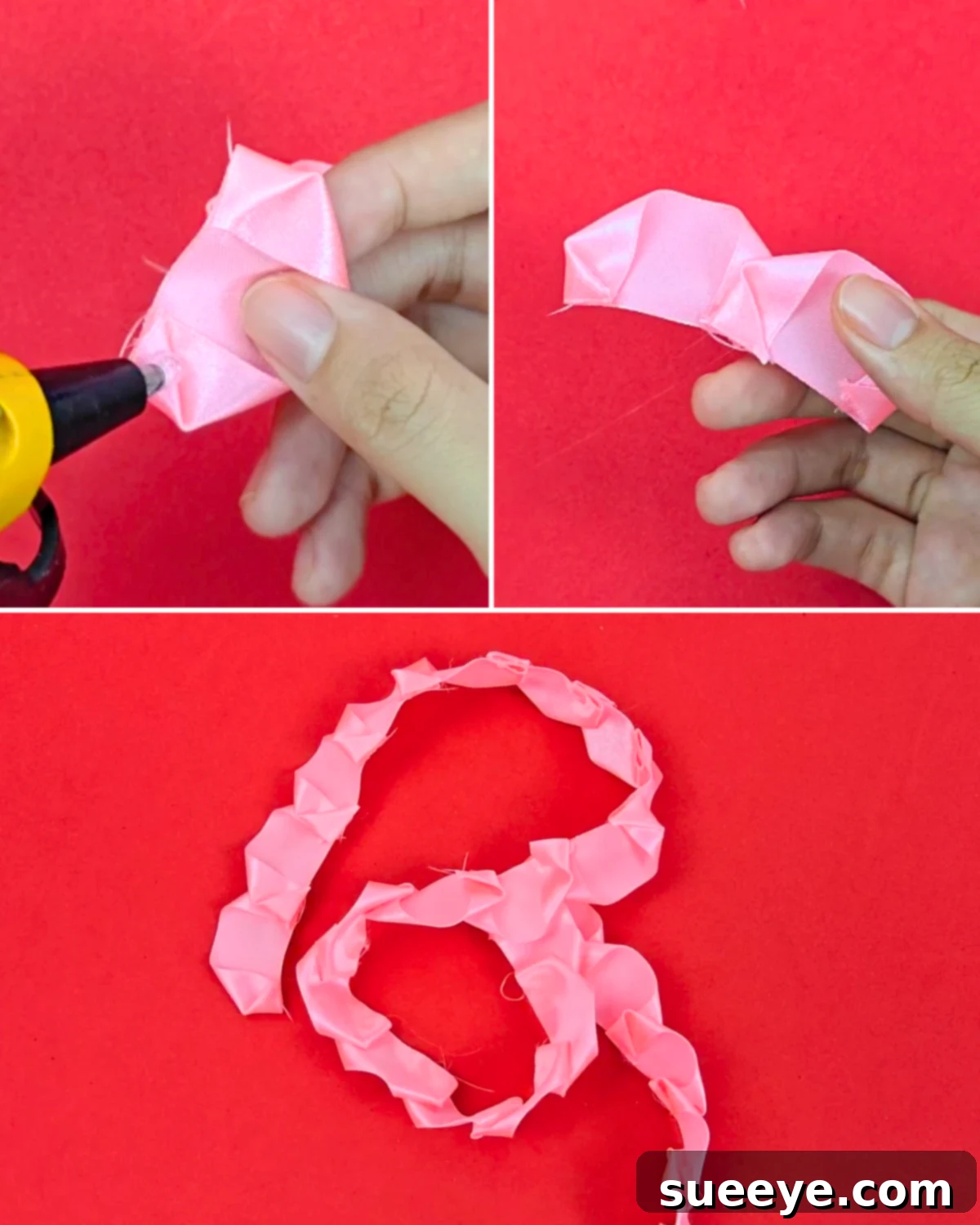 Simple Ribbon Rose Tutorial 6 Easy Ribbon Roses for Gifts