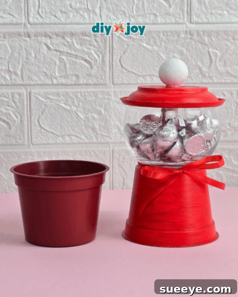 Creative Blossom Treat Container 2 DIY Gumball Machine Treat Container for Gift