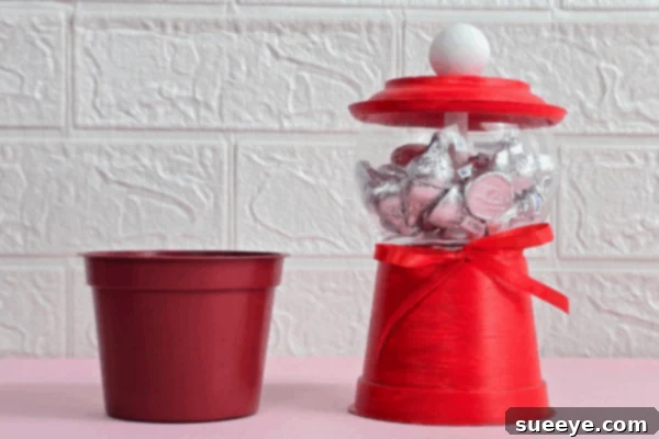 Flower Pot Candy Jar DIY Tutorial