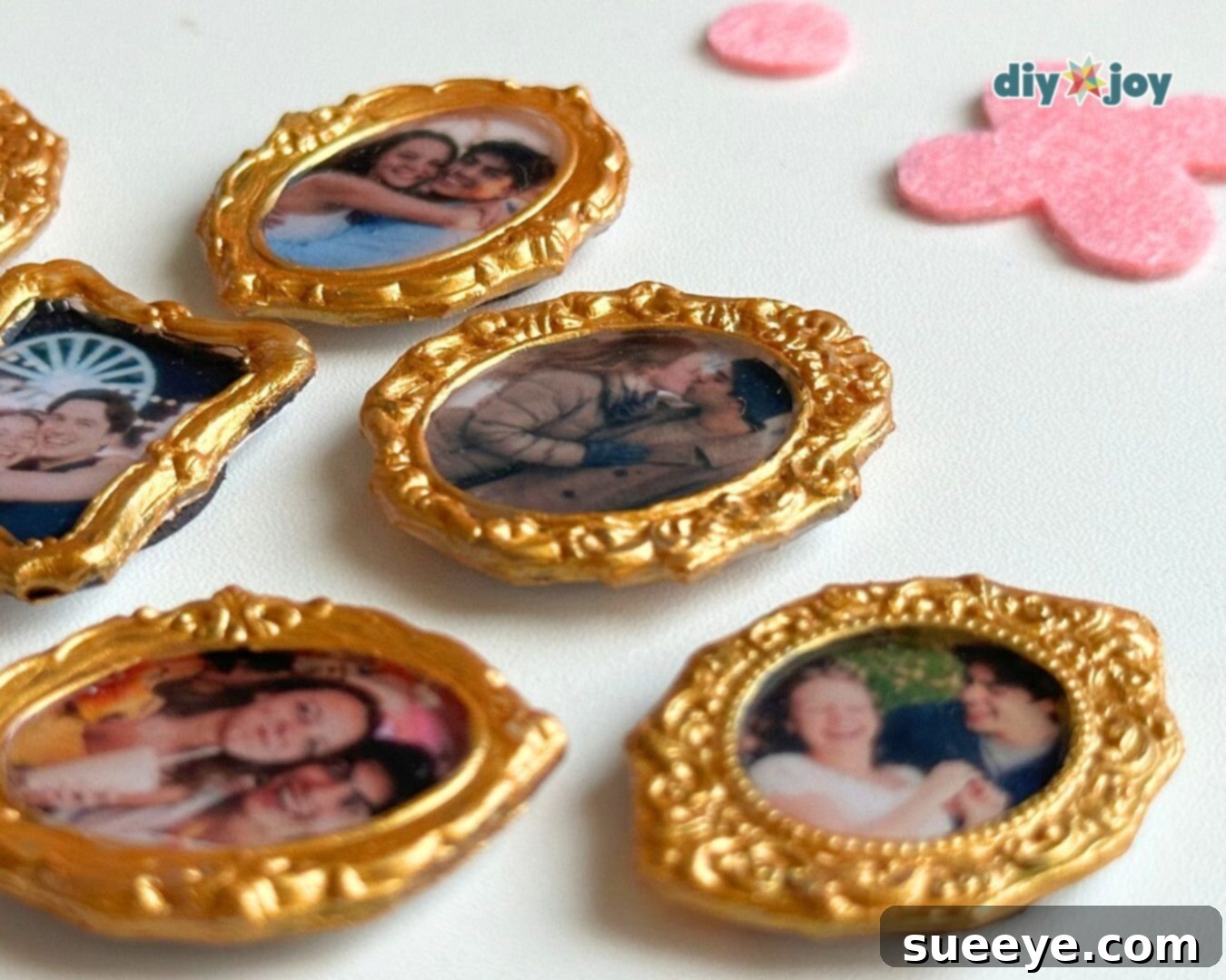 Wax seal photo frames