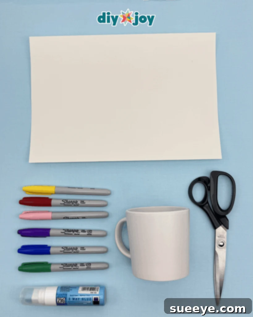 Custom Mug Design with Sharpies 6 DIY Ceramic Mug with Stencil Letters and Sharpie for Beginners