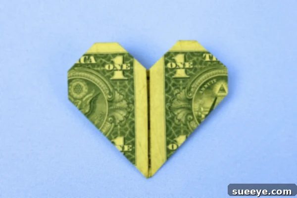 How to Make a Dollar Heart Origami