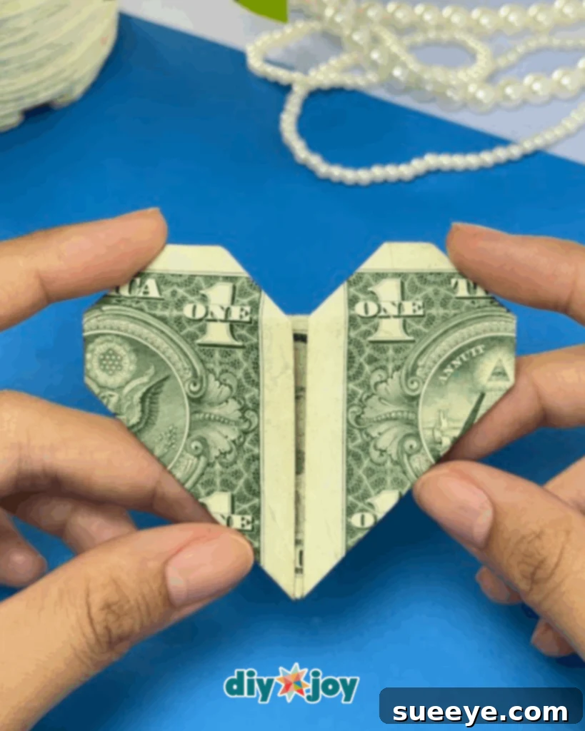 Creative Money Folding Hack Using One Dollar Bill