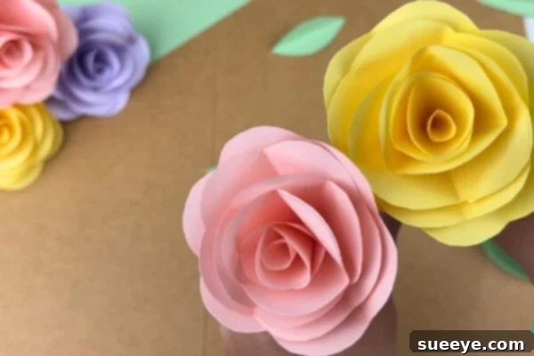 Paper Rose Tutorial Step-by-Step